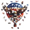Pikoqunc Wooden Puzzles for Adults, Soaring Eagle 190 Pieces
