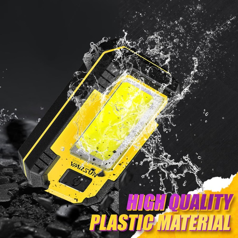 WARSUN Rechargeable Work Light LED Magnetic Mechanic Light Portable Worklight