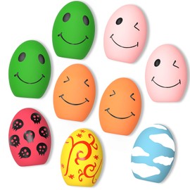 SCHITEC Dog Toy, Sound Noising, 9-Piece Set, Chew Toy, Stress Relief, Lack of Exercise, Egg Shape, Suitable for Puppies, Small Dogs
