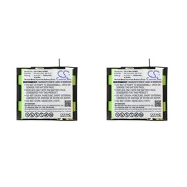 (2 Pack) XSP Battery for COMPEX Edge US Enegry Enegry Mi-Ready Energy Energy Mi-Ready Fit 3.0 Mi MI-Fitness Mi-Sport PN 4H-AA1500 941210 3000mAh
