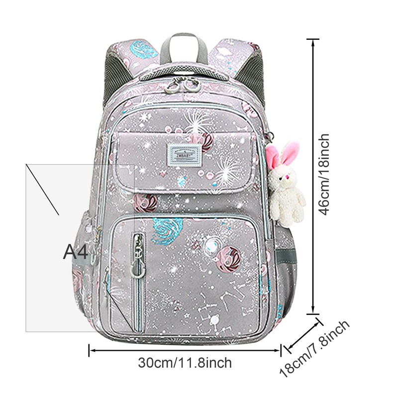 ZYUPHY School Backpack Girls Boys 3-6 Class Children's Backpack Primary