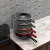 Simple Houseware Cabinet Pantry Pot and Pan Organizer Holder Rack,