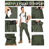 CARPANT Army Green Tactical Cargo Pants for Men Baggy Cotton