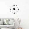 GBSCLOVER Frameless Wall Clock, 3D Modern DIY Clock Kit, Acrylic