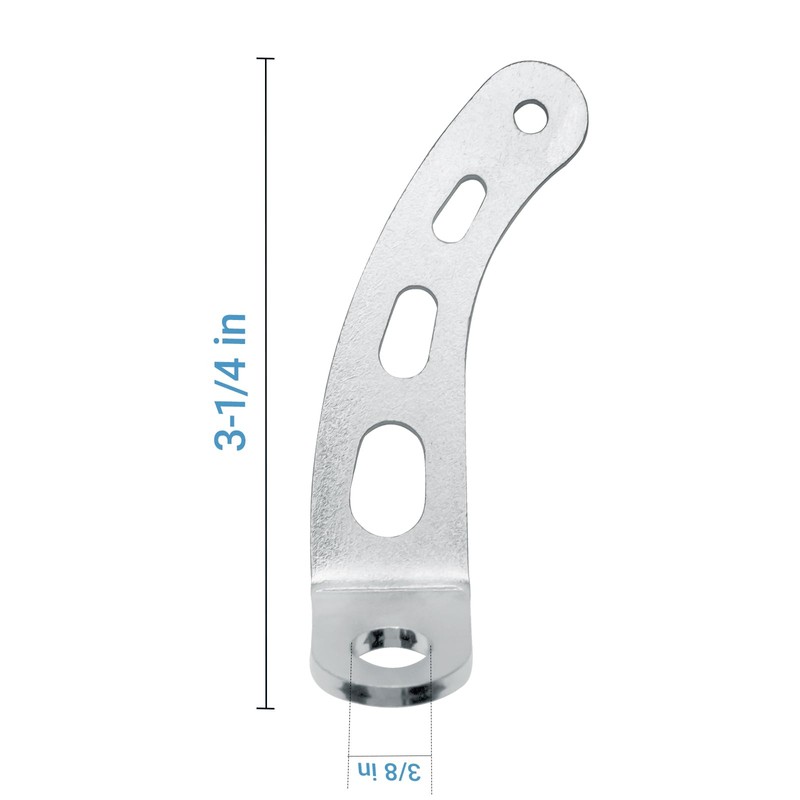 4708 Throttle Return Spring Bracket, Chrome ,Carburetor Throttle Return Spring