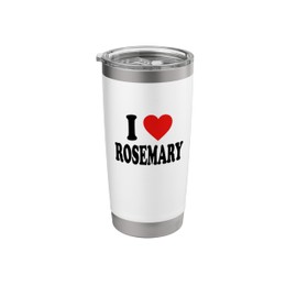 I HEART LOVE ROSEMARY Stainless Steel Insulated Tumbler