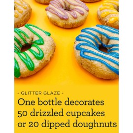 Satin Ice Black Glitter Glaze - 10oz - Bottle