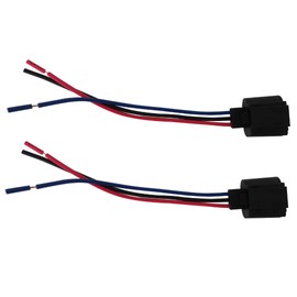 Vicue Upgraded Car Head Light Bulb Connector Wiring Harness Pigtail Plug Socket Wire Pigtail Female Fit for Nissan LEAF SL Hatchback 4-Door BATTERY EV (EV/BEV) 2014 2015 2016 2017