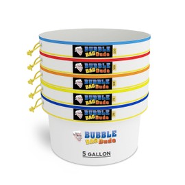 BUBBLEBAGDUDE Bubble Bags All Mesh 5 Gallon 5 Bag Herbal Hash Ice Bubble Bag Extractor Kit - Comes with Pressing Screen and Storage Bag from Bubblebagdude