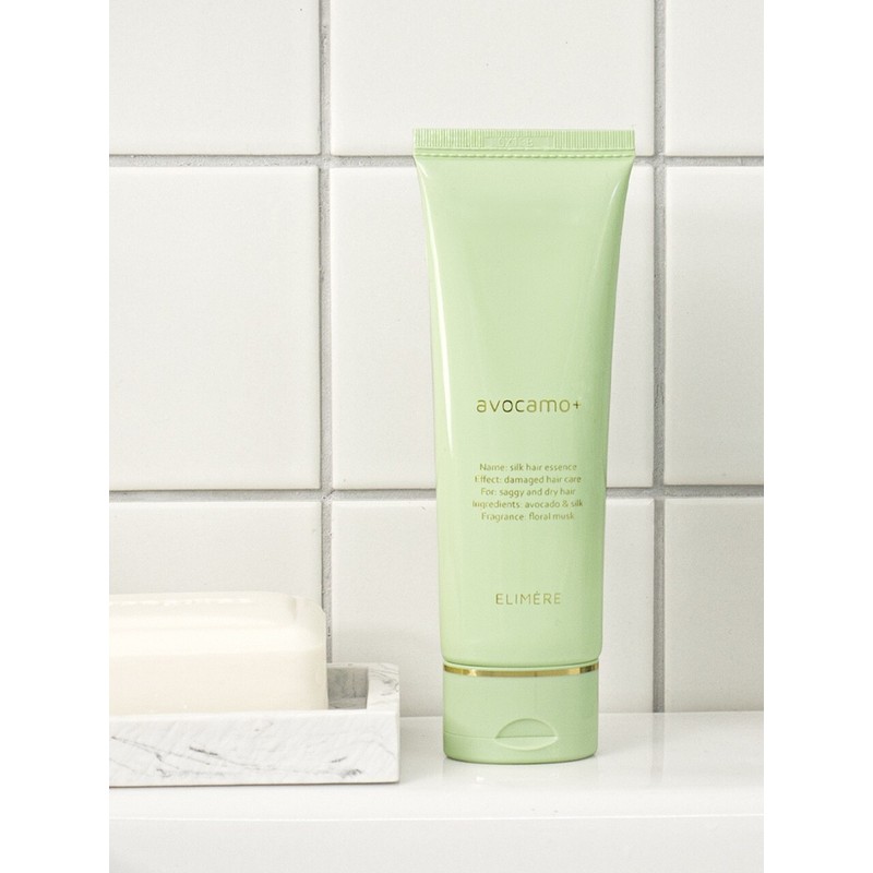 Elemere 아보카모 헤어에센스 트리트먼트 실크테라피 120ml Avocado Hair Essence Treatment