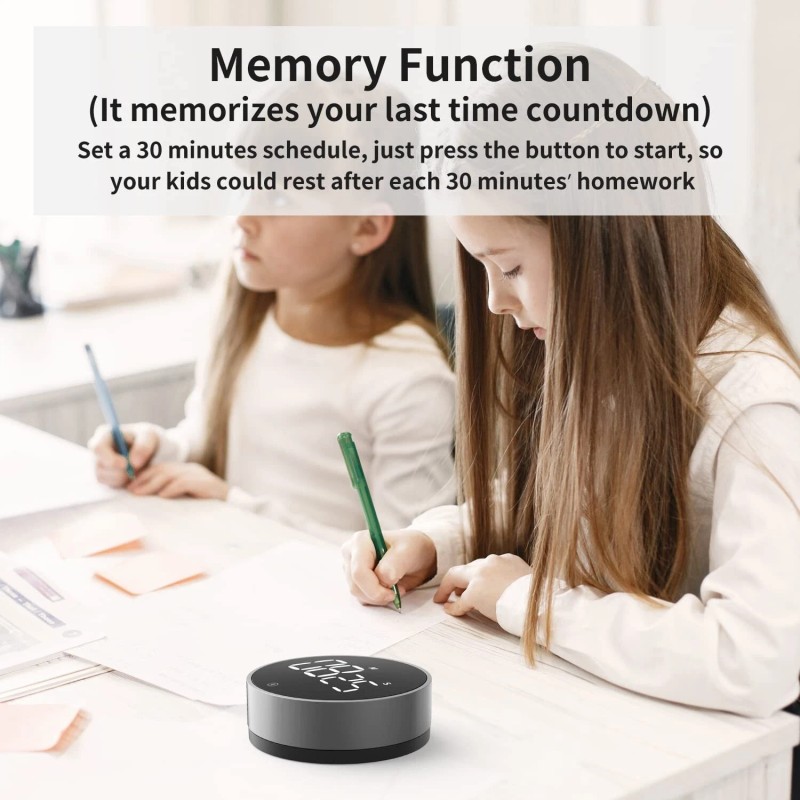 VOCOO Digital Kitchen Timer - Magnetic Countdown Countup Timer with