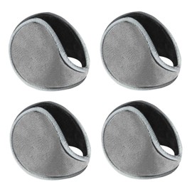 luckkyme 4 Pack Multicolor Winter Outdoor Sports Snowboarding Windproof Plush Earmuffs Unisex Earmuffs (Gray01)