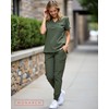 Monarch Uniforms Slim Fit Stretchy Scrubs Women's Jogger Scrub Set