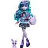 Monster High Creepover Party Doll, Twyla with Pet Bunny Dustin,