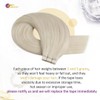 Moresoo Tape in Hair Extensions Human Hair,18 Inch 10 Pcs