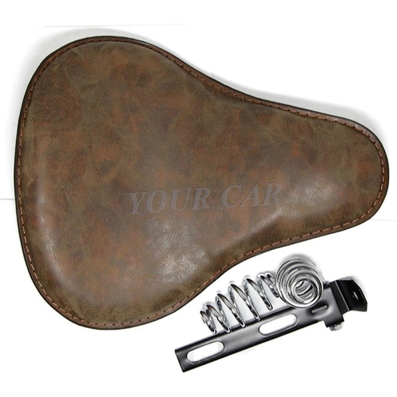 KEEPDSGN Bobber Motorcycle Retro Spring Solo Seat For Yamaha V