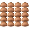 Teenitor Wig Caps, 20 Pack Stretchy Nylon Skin Tone Wig