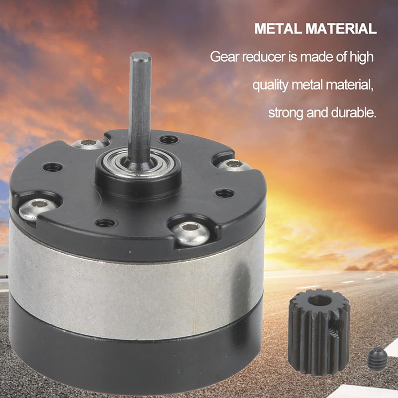 Gear Reducer Motor, RC Motor, Durable, Compact Design, Metal Product,