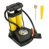 Double Barrel Foot Pump Fast Efficient Multifunction Portable Bike Floor