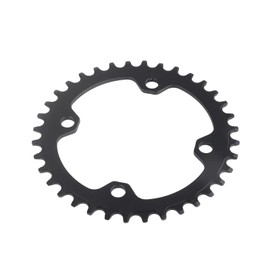 Gototop MTB Chainring, 32/34/36/38 Teeth BCD 104 Repair Part Mountain Bike Steel Single Crank Chain Ring, black, 36T