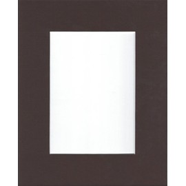 24x36 Dark Chocolate Brown Picture Mats Mattes Matting with White Core, for 20x30 Pictures
