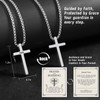 Cross Necklace for Men Silver Chain: Mens Necklace Stainless Steel