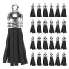 M METERXITY 100-Pack Faux Suede Tassel 1.4 Inch Small Keychain