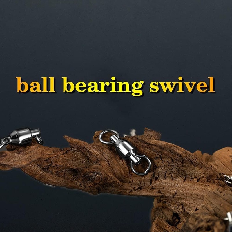 9Tong Ball Bearing Swivels Connector High Strength Stainless Steel Solid