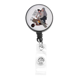 Badge Reels Retractable Movie Inspired Gift 90s Movie Fans Gift We’re There Comedy Movie Gift Badge Holder