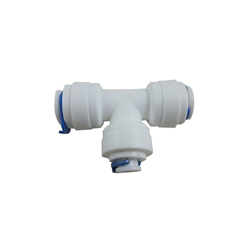 DIGITEN 3/8" 3/8" 1/4" 3-Way Reducing Tee Tube Quick Connect