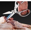 Kitchen Shears, Ultra Sharp Scissors Premium Heavy Duty with Sheath