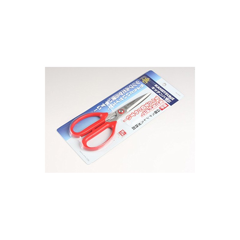 北正 KANETUNE キッチンハサミ 赤 KC-019