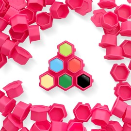 Tattoo Ink Silicone Pigment Cup 200Pcs/Set Suitable for Makeup Painting and Tattoo (Pink)