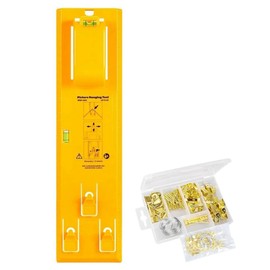 Fowecry Picture Hanger, Picture Hanging Tool with Level Easy Frame Picture Hanger Wall Hanging Kit, Painting Hanging Tool