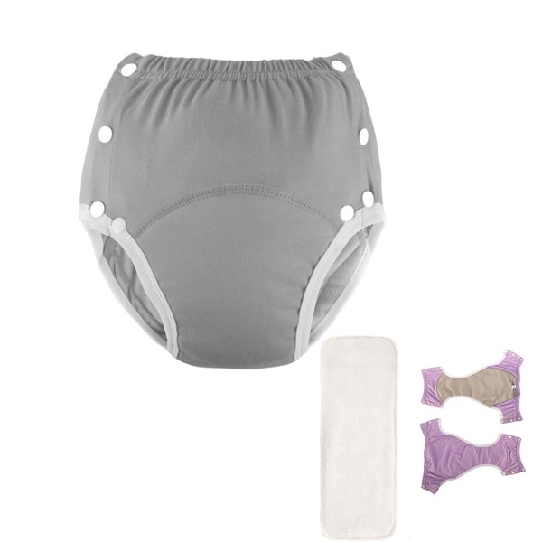 Yodilala Unisex Reusable Adult Cloth Diaper,Cotton Washable Incontinence Diaper Pants,Adjustable