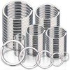 Key Ring Double Ring Flat Key Ring Set of 50