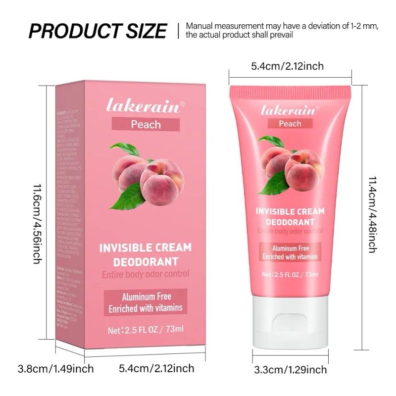 Desodorante Para Todo El Cuerpo, Desodorante En Crema 73ml