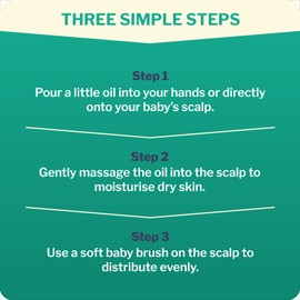 Dentinox Baby Scalp Oil – Moisturises& Nourishes Dry Skin – with Chamomile, Rosehip & Vitamin E – 3 Months & Upward (30ml)