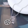 Cimenexe Bohemian Star Choker Necklace Silver Hollow Star Pendant Necklace