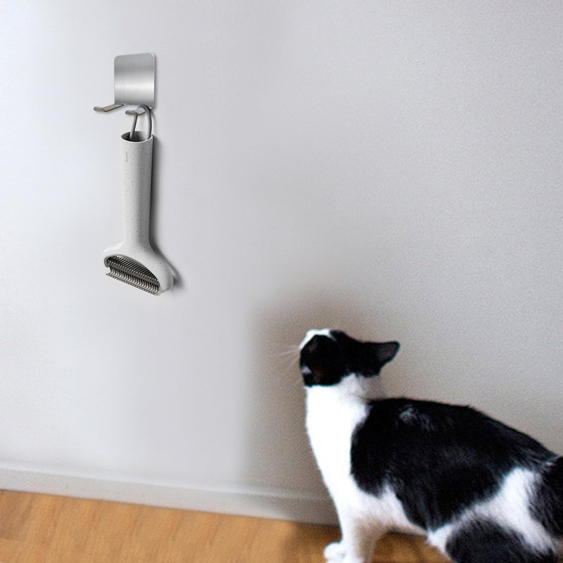Pack of 2 Alloy Cat Scoop Holder with Holes, Deep