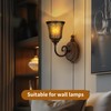 Ceiling Fan Replacement Globes, 4 Pack Chrysanthemum Pattern Fixture Replacement
