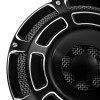 HDBUBALUS Black CNC 110dB Horn Speaker Cover For Harley Big