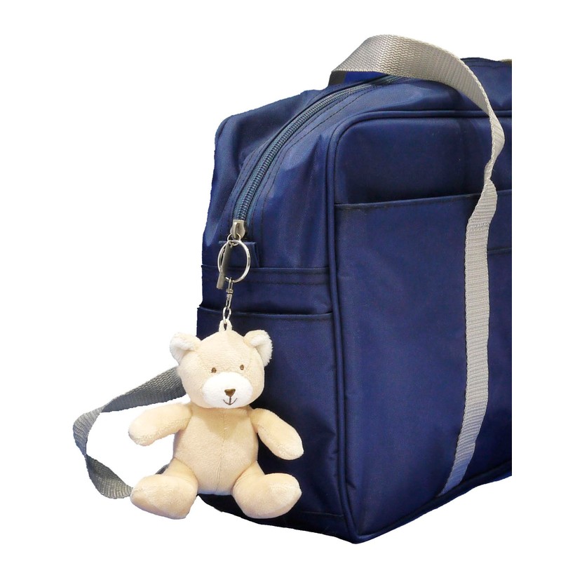 Animal Key Holder, Plush Material, Comes with Ring Keychain, Cute
