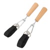 RiToEasysports Wooden Pull Up Handles Hand Grips Strength Trainer Training