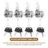 PATIKIL Cabinet Locks Keyed Different 4 Pcs Zinc Alloy Security