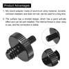 MECCANIXITY Mic Stand Adapter 1/4 Male to M5 Male Screw