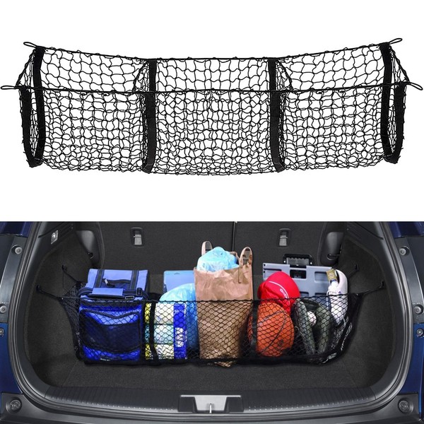 Ysemco Cargo Net, 3 Tier Storage Net, 43.3 x 11.8