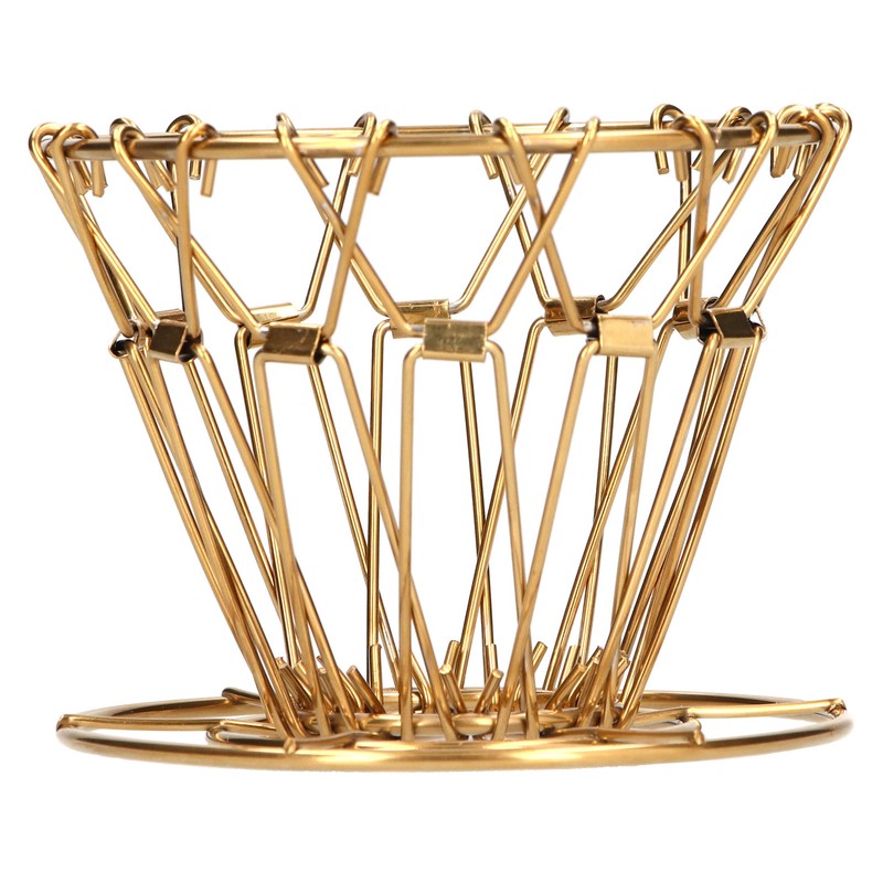 Pour Over Coffee Dripper 304 Stainless Steel Foldable Portable Drip