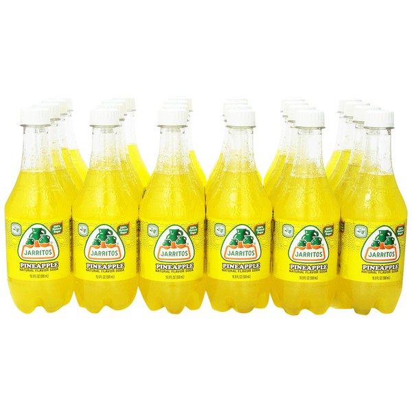 Jarritos Drink, Pineapple, 16.9 Ounce (Pack of 24)