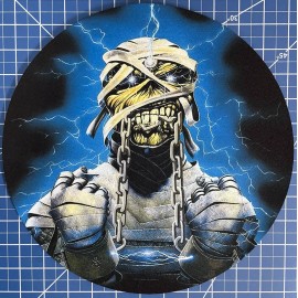 Slipmat King Iron Maiden Powerslave Turntable Slipmat for Vinyl Records Fits 12" Platter Mat